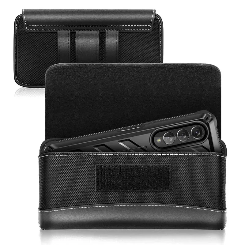 For Samsung Galaxy Z Fold 6 / Z Fold 5 / Z Fold 4 / Z Fold 3 Case SUPCASE UB Wear-Resisting Leather Pouch Case with Belt-Clip