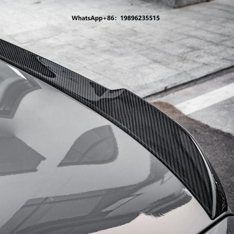 Car Rear Trunk Spoiler  Prepreg Carbon Fiber 2017-2023