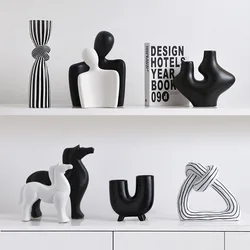 Nordic Living Room Home Decor Room Figurines Ornaments Office Desktop Craft TV Cabinet Bookcase Wine Vabinet Decoration Gift