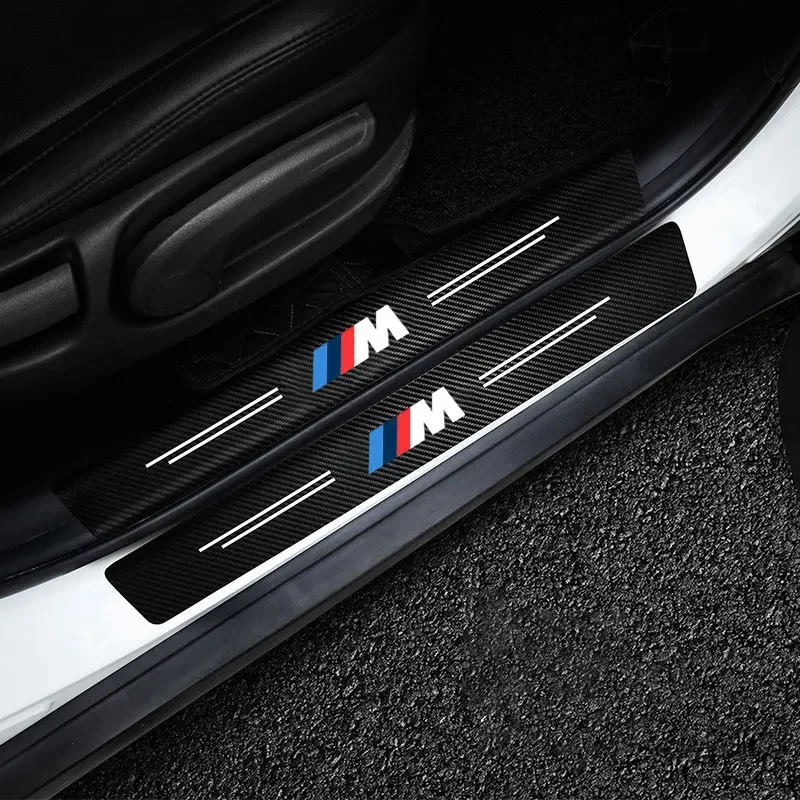 Car Door Sill Protector Stickers Anti Scratch Strip Film For BMW M Power x5 e70 e91 f11 f30 f31 f10 x3 f25 e83 e30 Accessories - view 2