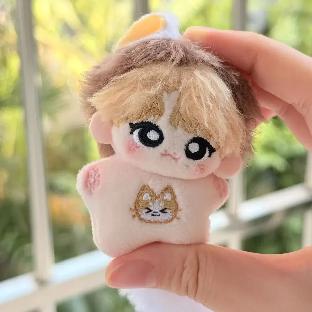 Porte-clés poupée en peluche de dessin animé Kpop Idol, joli sac à dos pendentif WONWOO JEONGHAN JUN HOSHI DINO Mingyu, Collection de cadeaux pour Fans, 5 Cm