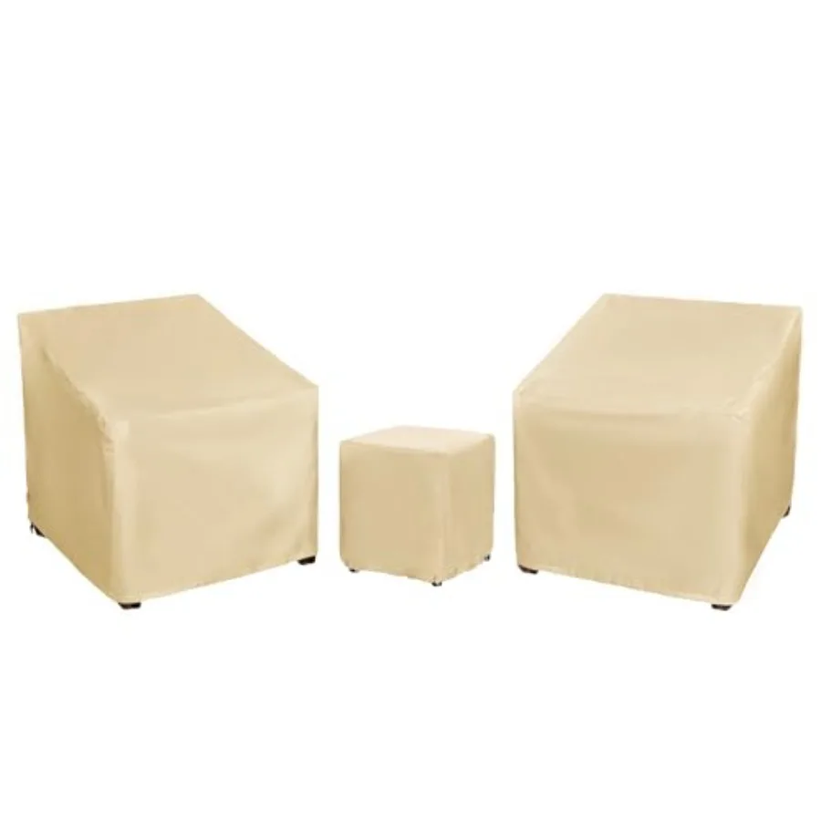 Patio Furniture CoversOutdoor Furniture Cover Waterproof Patio Furniture Set Covers for 3 Pcs Outdoor Bistro Patio Sofa Covers