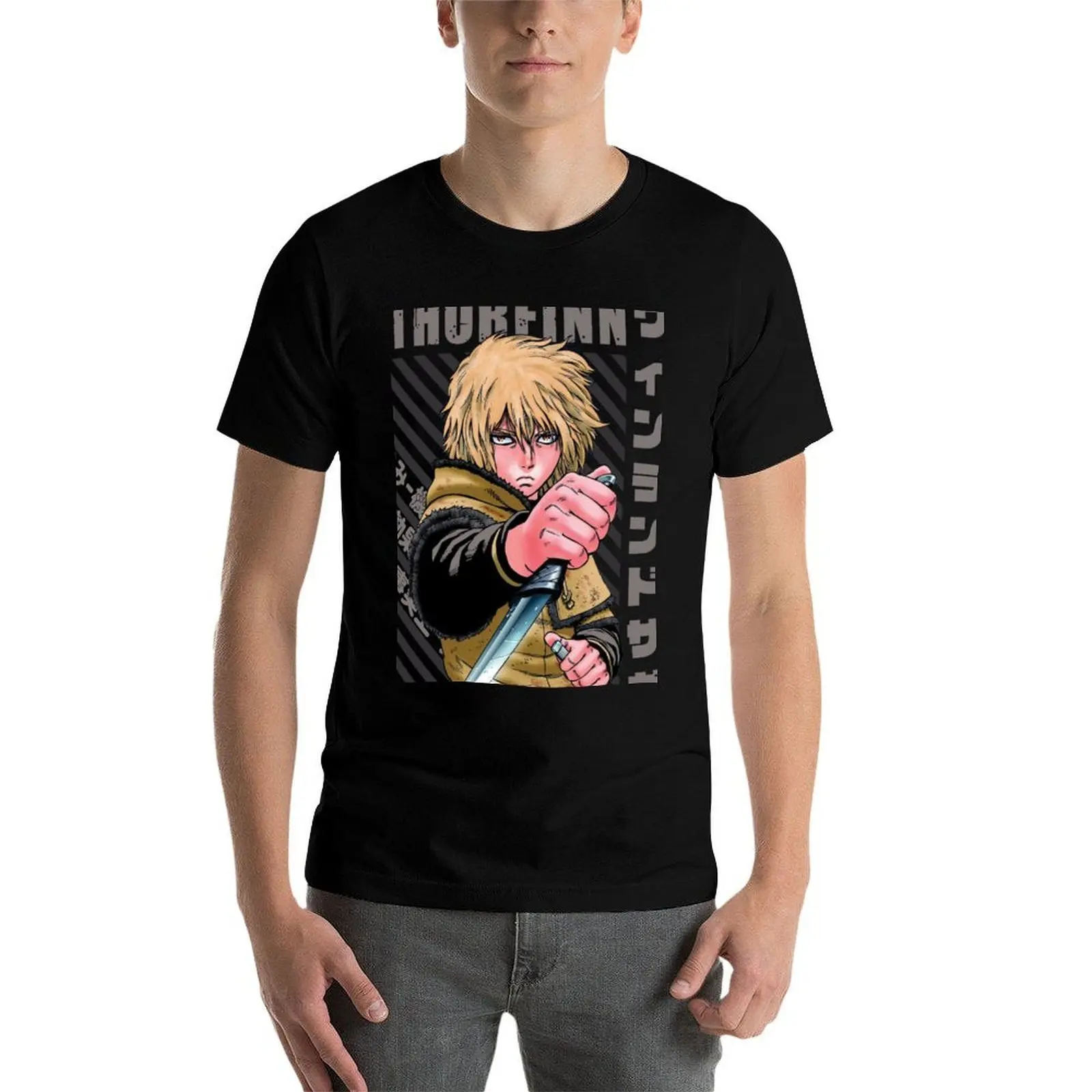 

VINLAND SAGA - Thorfinn Karlsefni T-Shirt t shirts for man graphic tees t shirts for man slim fit T-Shirt