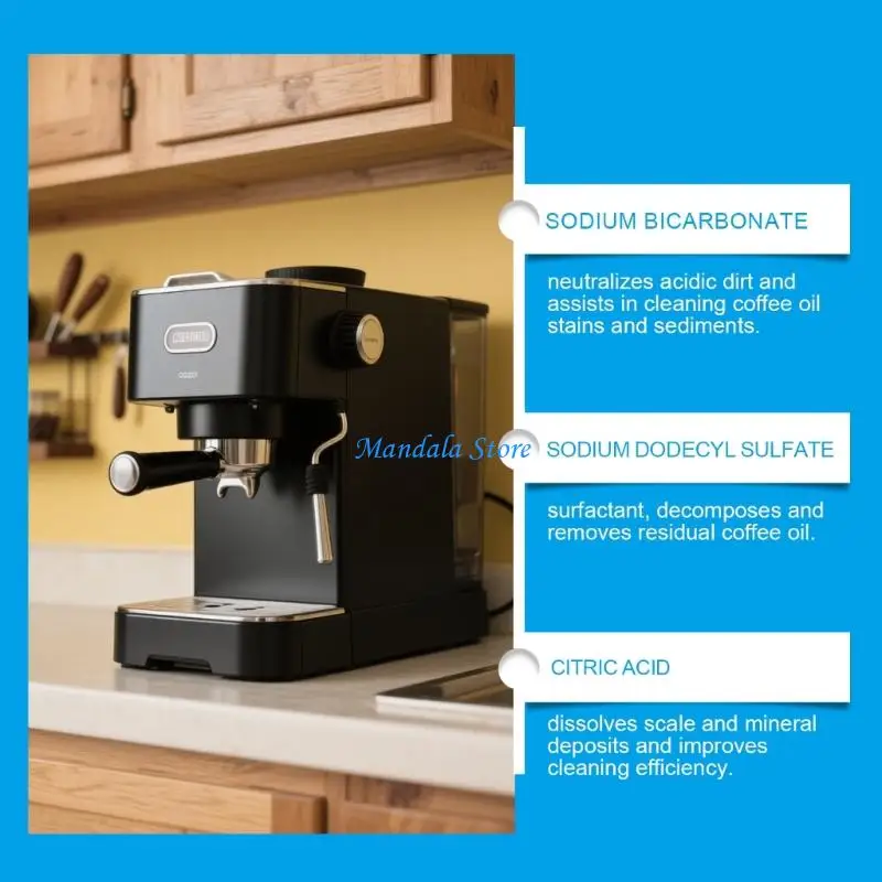 

U2JC Coffee machine cleaner descaling agent espresso machine cleaning tablets