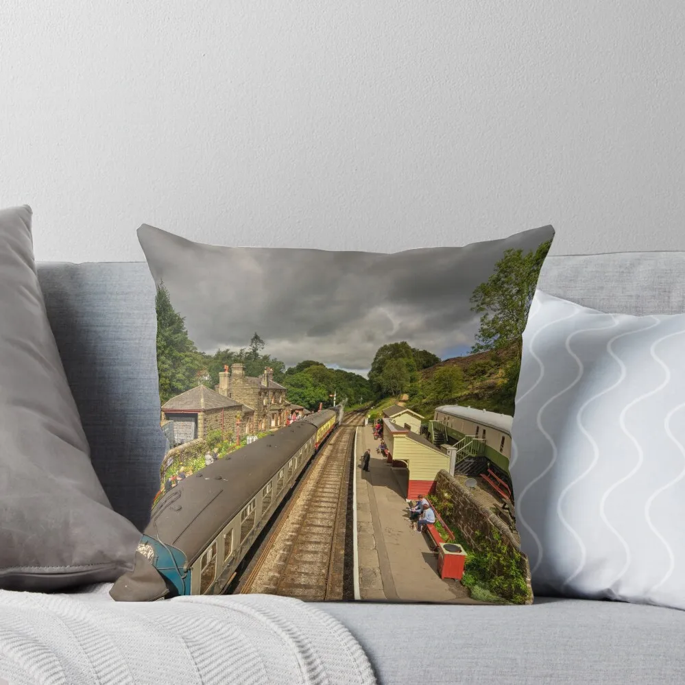 

Goathland Station Throw Pillow ornamental pillows for living room Sofa Covers For Living Room pillow