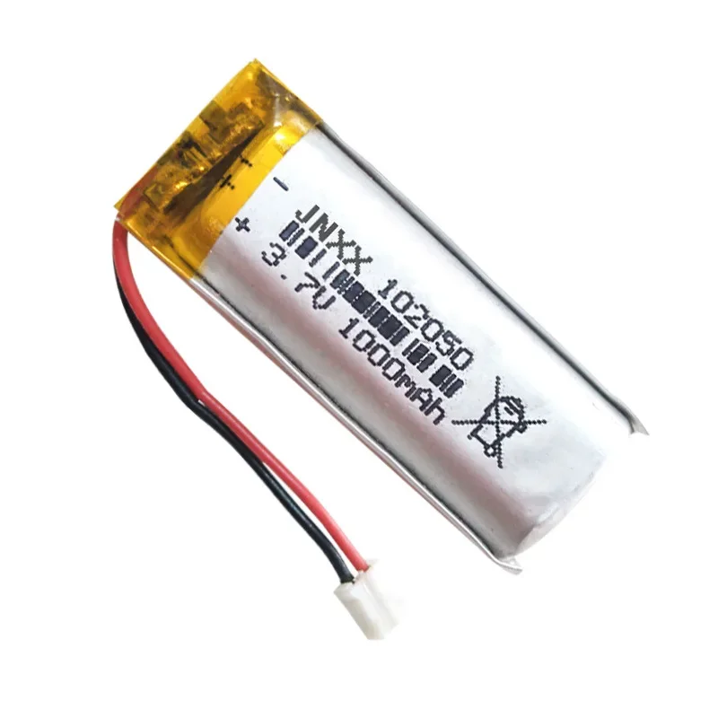 New 3.7V 102050 Lipo Cells 1000mah Lithium Polymer Rechargeable Battery for MP3 GPS Recording Pen LED Light Beauty Instrument