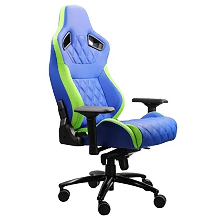 Cyberpunk Style Racing Gaming Chair With 4-Way Adjustable Arms PU Foam Lifting Computer PC Gamer Player Silla For E-sport Arena