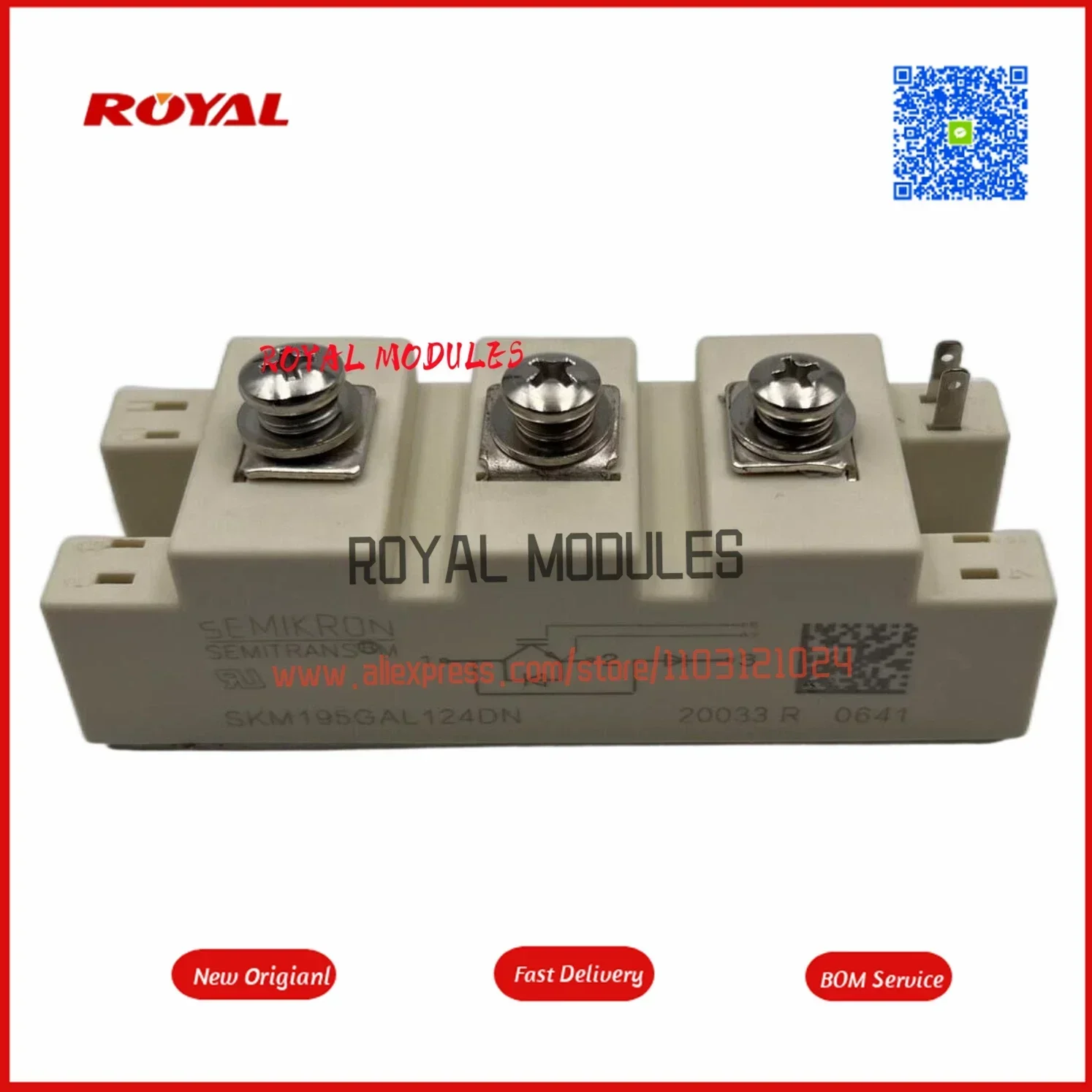 

SKM195GAL124DN Новый оригинальный модуль