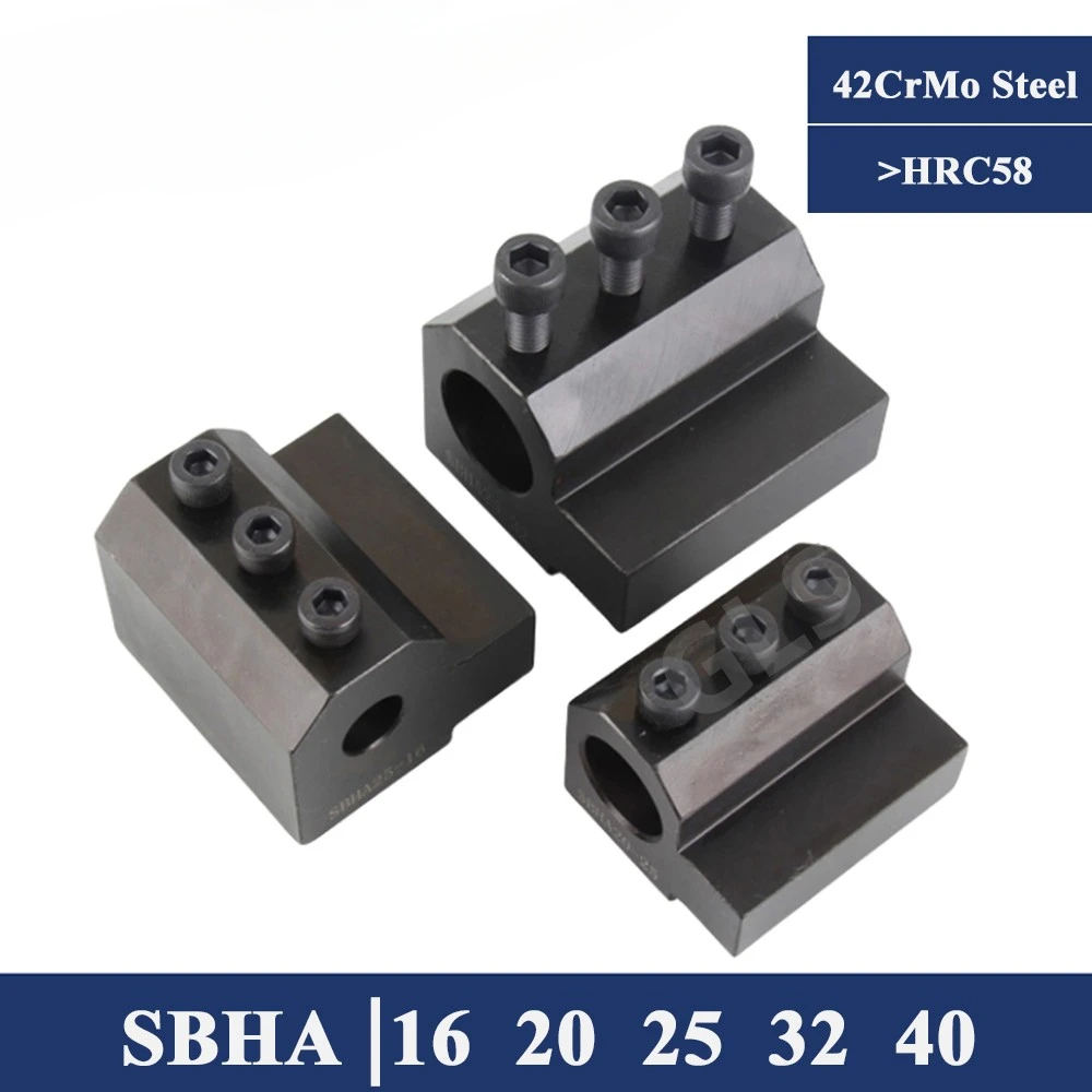 SBHA16 20 25 32 40 Lathe Tool Holder Inner Diameter Guide Sleeve Auxiliary Tool Holder Shock Absorption Straight Shank SBHA