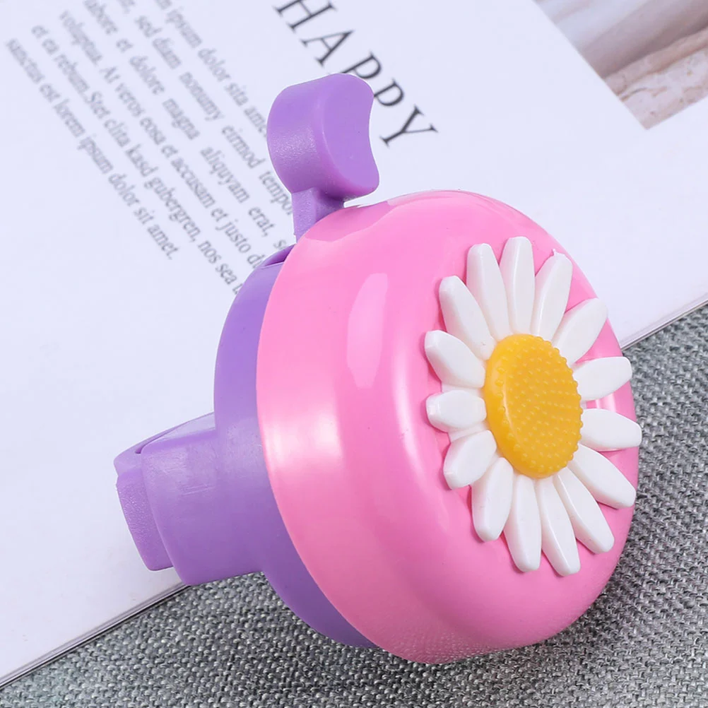 2 Pcs Pink Bike Bell Bicycle for Kids Kids' Bicycles Flower Princess Accessories Child