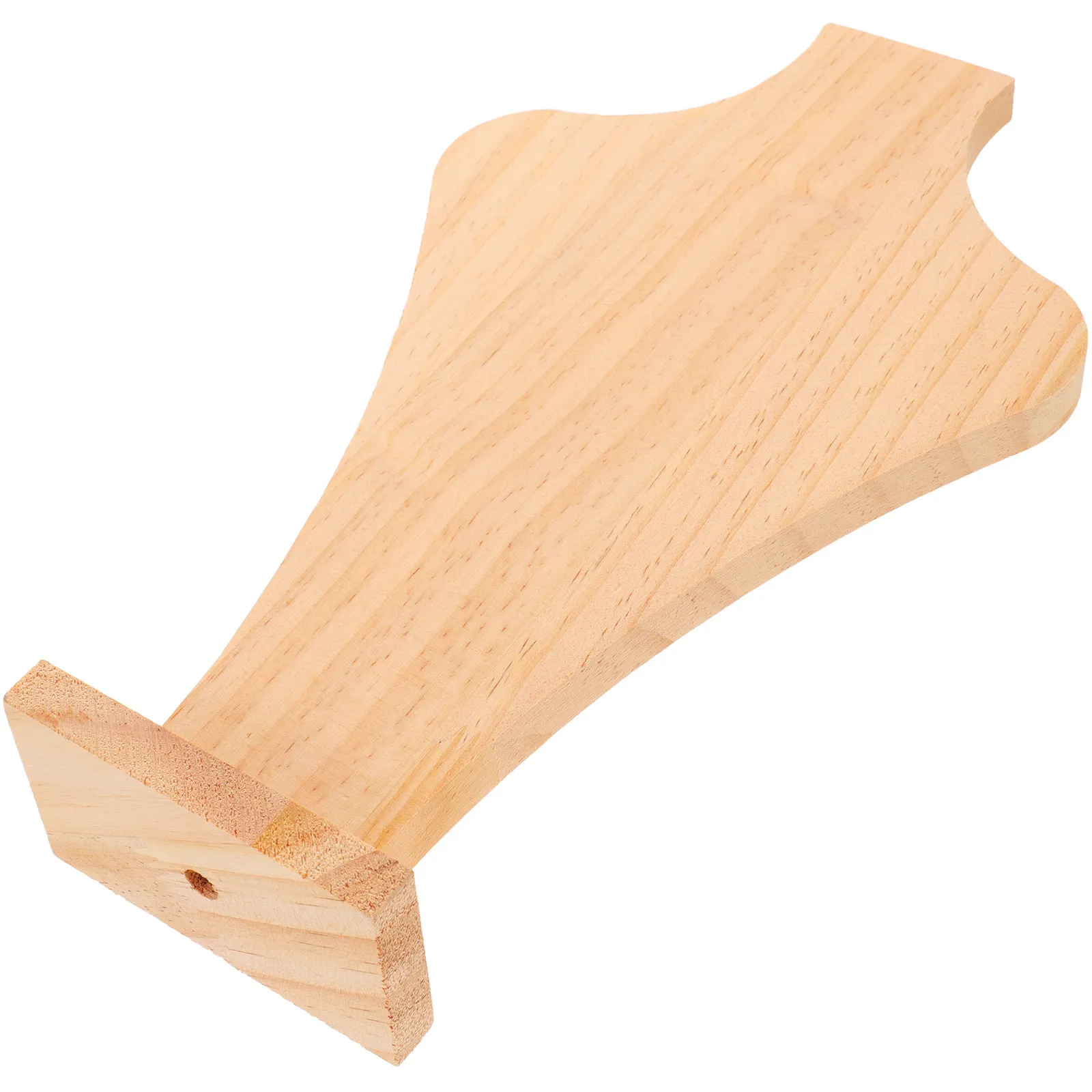 

1Pcs Premium Wood Necklace Display Rack Unique Neck Mold Design Jewelry Organizer Stand for Dresser Window Display Pendant