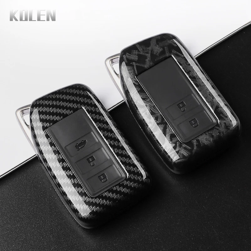

ABS Carbon Fiber Style Car Key Case Cover For Lexus RX350 NX300 Es300h Rx450h GS300 GX470 IS250 ES350 LX570 GX460 Nx300h Is300h