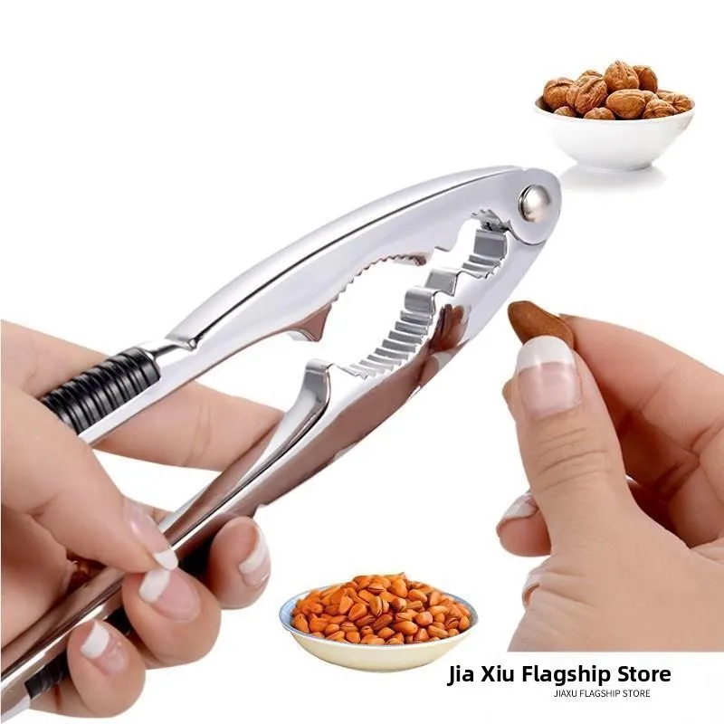 Thickened Stainless Steel Walnut Cutter Whole Nut Hazelnut Peeler Black Cherry Clamp Nutcracker Kitchen Tool for Cooking