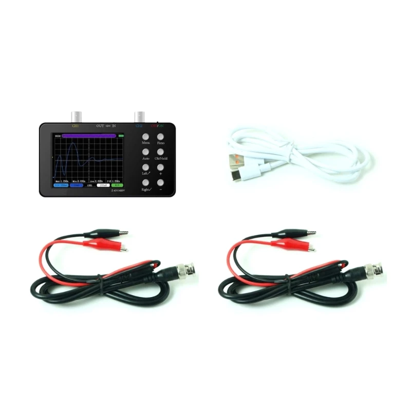 Two Independent Channels Digital Oscilloscope Compatible for Comprehensive Analysis Electronic Repair Engineers