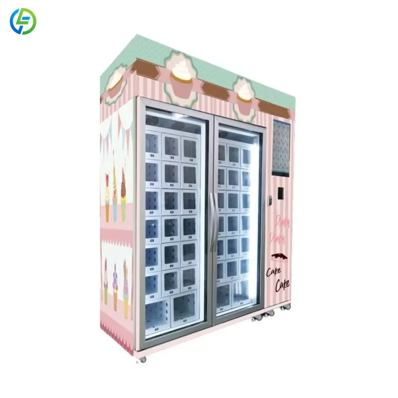 FL Refrigerated Ambient Gift Boxes Fresh Flower Vending Machine Locker for Gifts Bouquets Customized