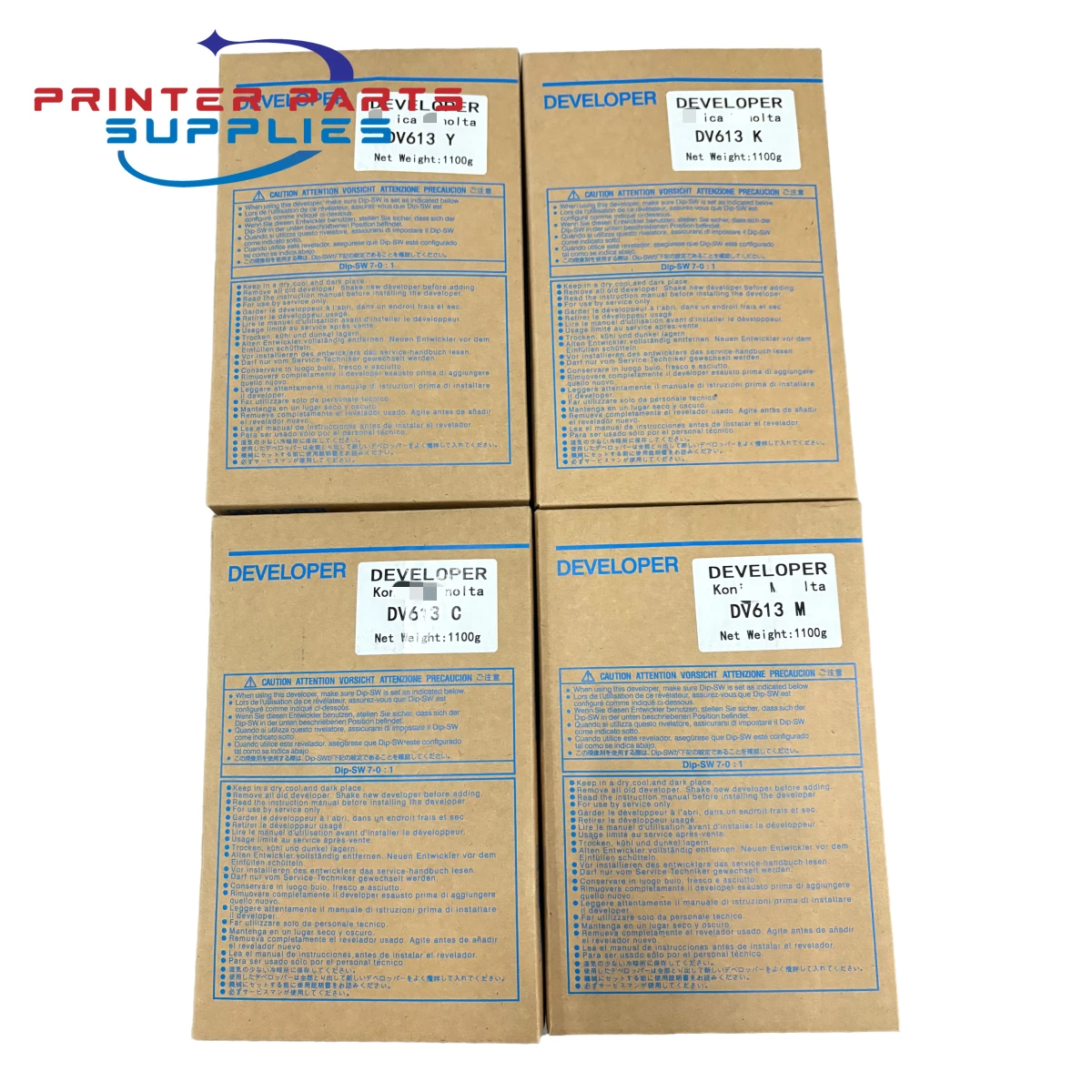 

DV610 DV613 Import Quality Developer Powder for Konica Minolta Bizhub C8000 C6500 C6501 C6000 C7000 Good Quality No Code