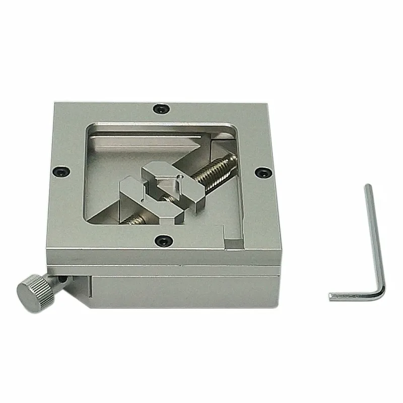 Diagonal Ball Planting Table 90x90MM All-aluminum Alloy Silver Bead Planting Table Fixture, Universal Fixture