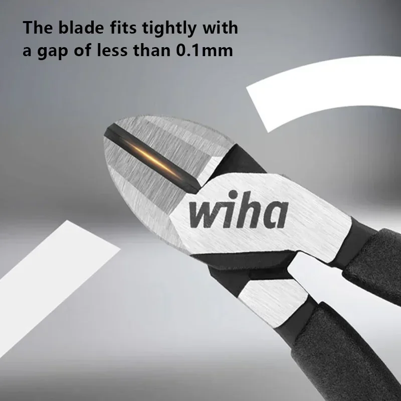 Genuine WIHA Black Forest Diagonal Pliers 157mm Length Labor-saving Dynamicloint Cable Cutter Hand Tools Easy Operation 45322han