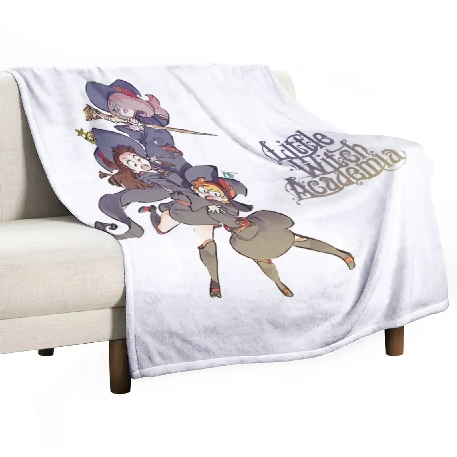 

Little Witch Academia Throw Blanket Cute Soft Beds Luxury Shaggy Blankets