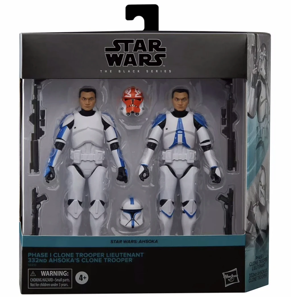 

Spot Star Wars 6-Inch Movable Asoka 332 Legion Clone Lieutenant Set Animation Model Collection Desktop Gift Toy Birthday Present