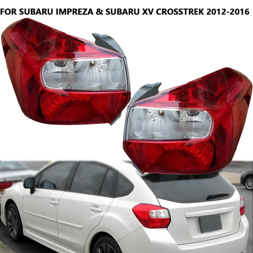 Lámpara trasera de coche luces de freno de parachoques trasero para Subaru Impreza y Subaru XV Crosstrek 2012-2016 luz trasera lámpara de advertencia de marcha atrás