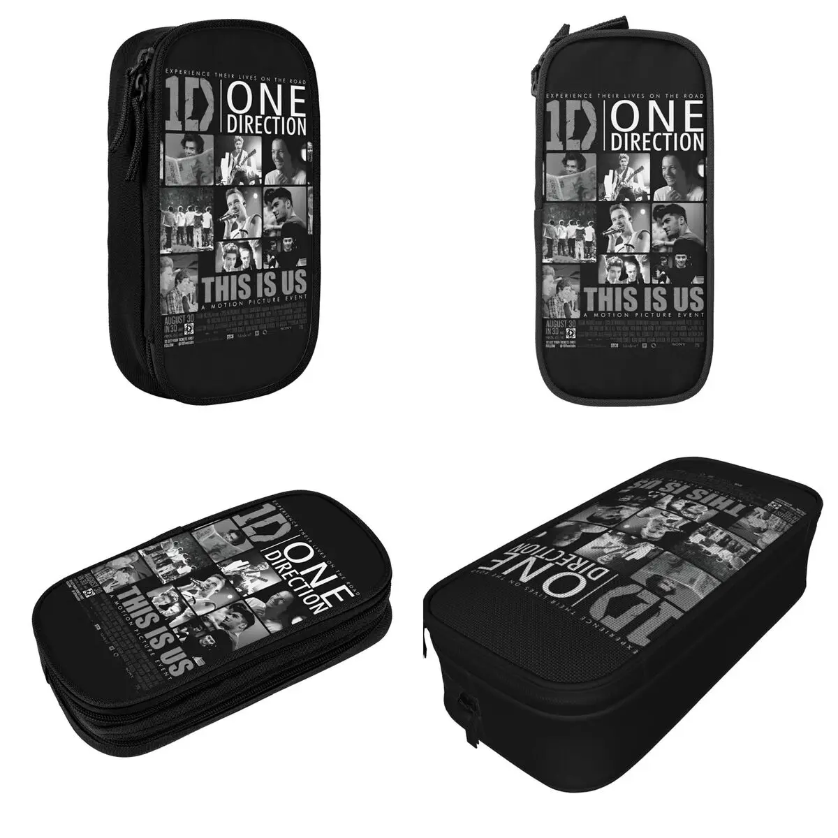 New Ones Music And Directions Pencil Cases Pencilcases Pen for Student Big Capacity Bags Students School Gifts Stationery