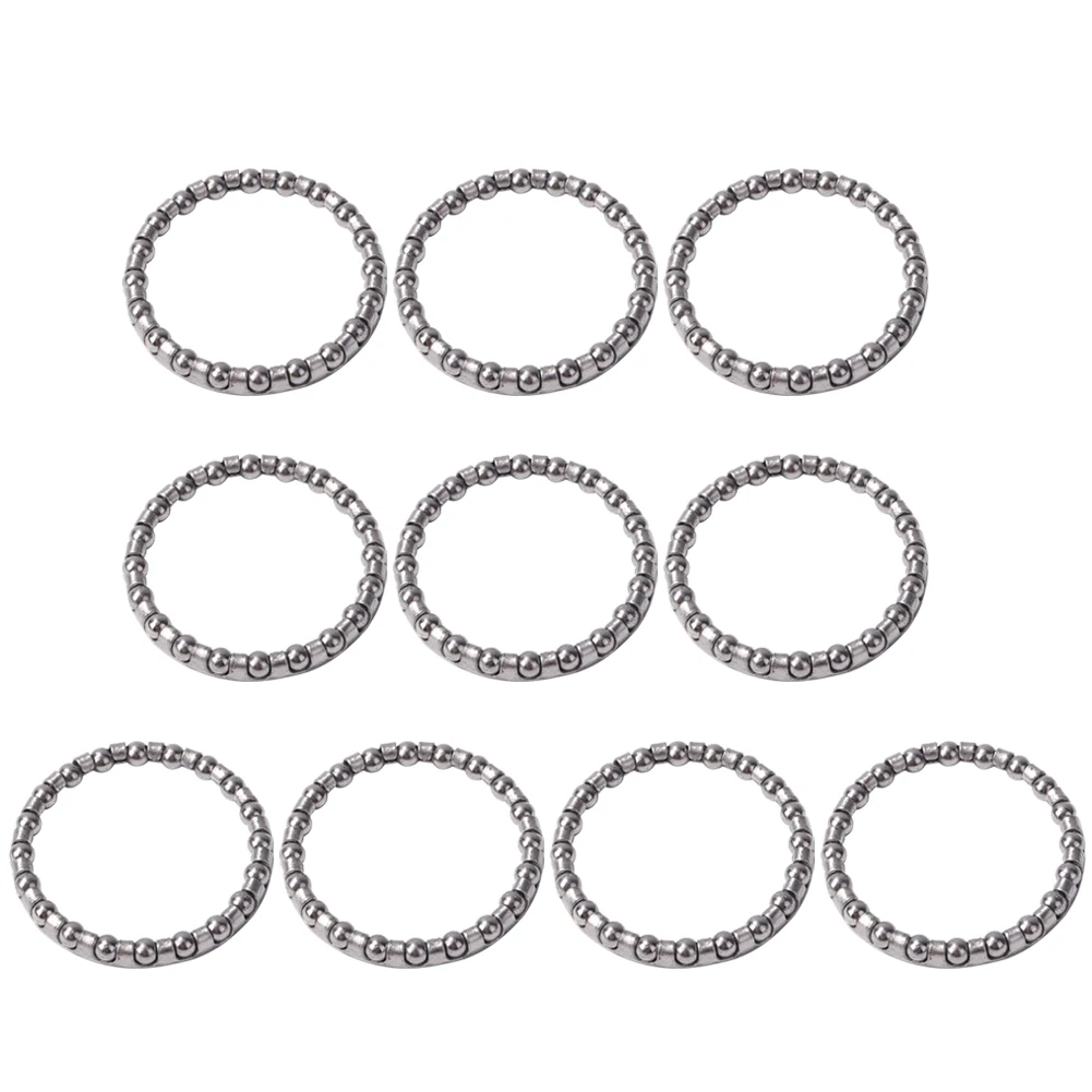 

10Pcs MTB Bearing for 34/44mm Headset Front Fork Stem Top Cap 20 Balls Bearing Bicycle Parts Accessories Supplies