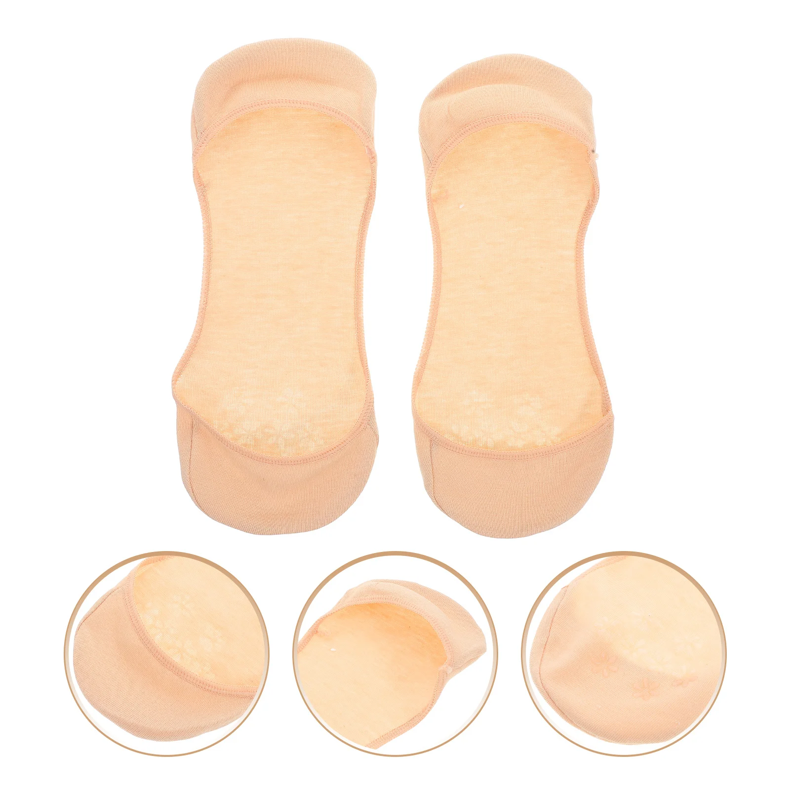 

1 пара носков, женские противоскользящие летние тонкие носки из чистого хлопка с низким вырезом, невидимые носки на плоской подошве, лоферы, повседневная одежда, танцы, спорт