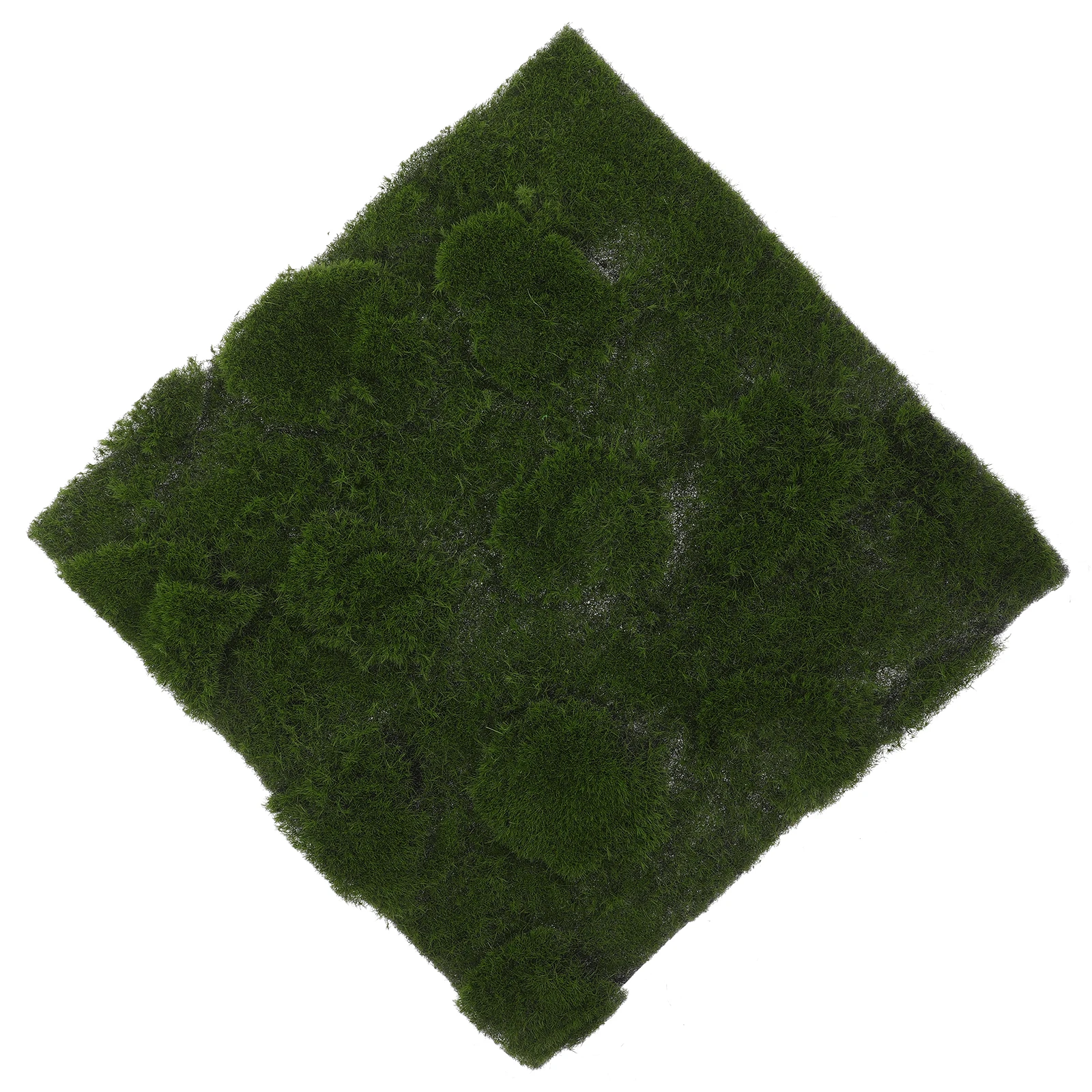 Simulation Artificial Moss Mat 16x16 Inch Realistic Faux Grass Rug for Patio Balcony Garden Decor Lawn Carpet Green Plants