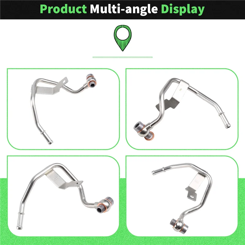 

ABQB-Turbocharging Fuel Line Oil Cooler Return Pipe CB5Z8592C CB5Z-8592-C For Ford Lincoln 2.0L Turbo 12-18 Mondeo Focus