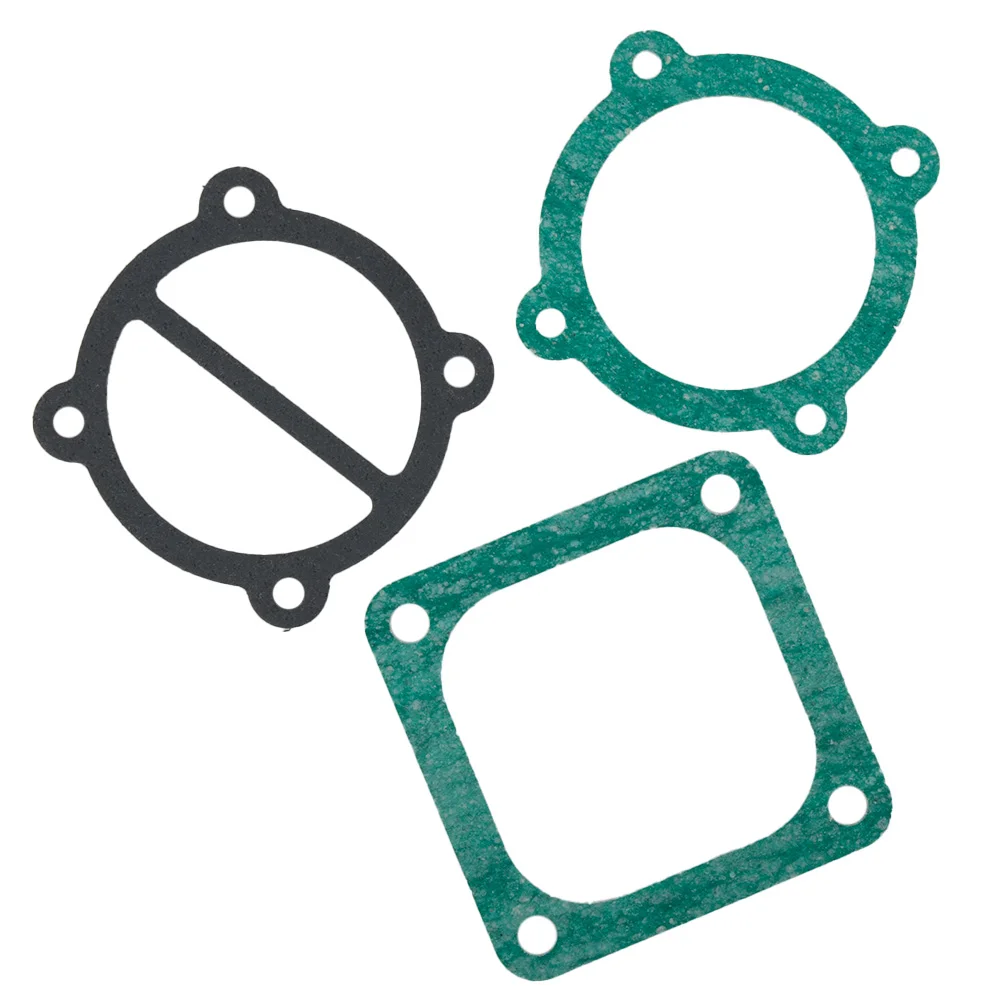 For Air Compressor Head Gasket Set 3PCS 51/65/80/90/95 Type Parts Piston Ring Plastic Portable Tools Valve Plate Gaskets Washers