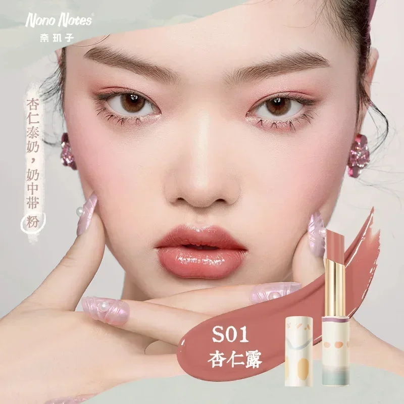 Nono Notes lápices labiales hidratante brillo de labios espejo de larga duración esmalte de labios maquillaje coreano belleza rara bálsamo labial cosméticos