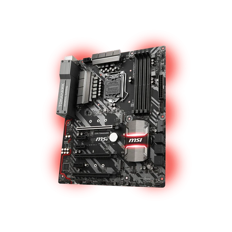 MSI Z370 TOMAHAWK LGA 1151 Intel Z370 HDMI ATX Intel Motherboard view 6