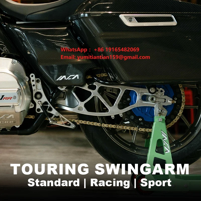 HD Touring Racer Aluminum Swingarm Rear Fork-Lightweight Racing Upgrade for Motorcycle Frame, Retrofit/Upgrade