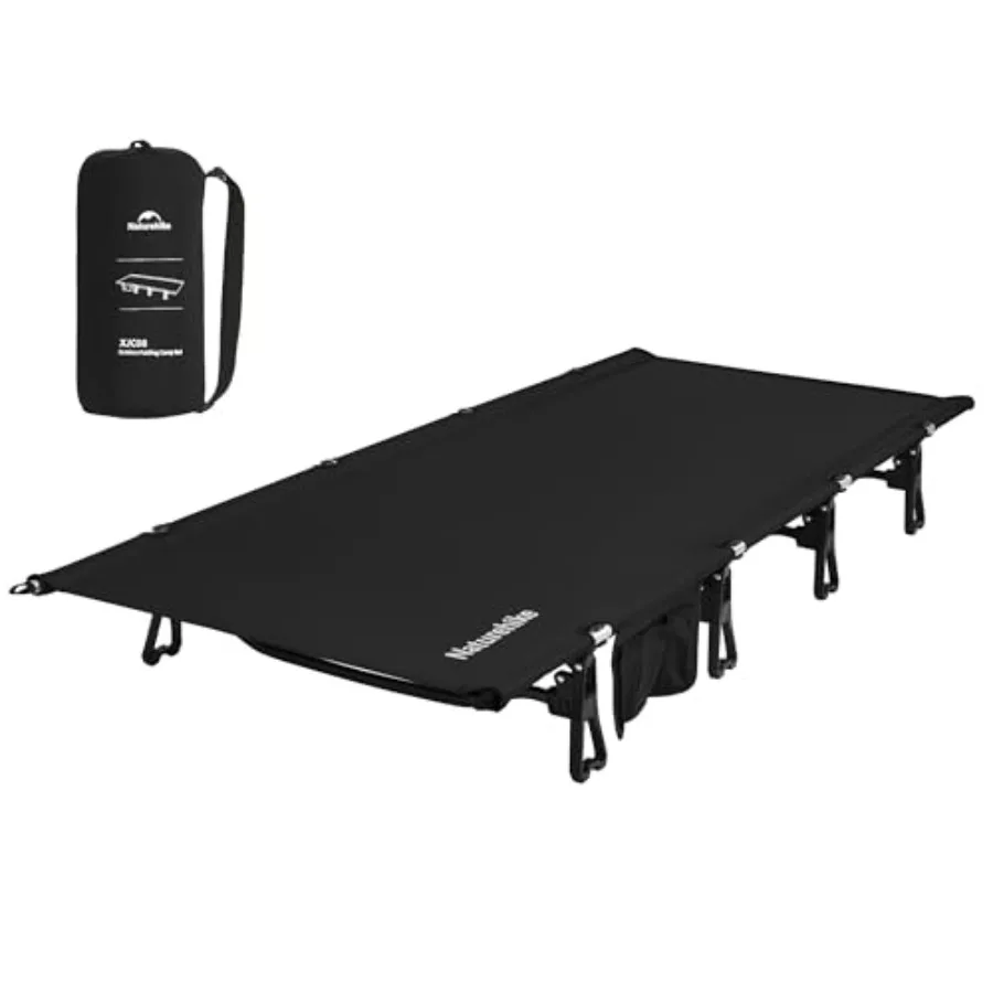 

Extra Wide Green Wild Camping Cot Folding Lightweight Portable Sleeping Bed for Backpacking Travel Beach Home