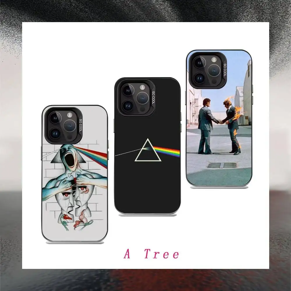 

Rock Band P-PinK F-Floyd Phone Case For iPhone 16,15,14,13,12,17,Pro,MAX Black Matte Shockproof Cover