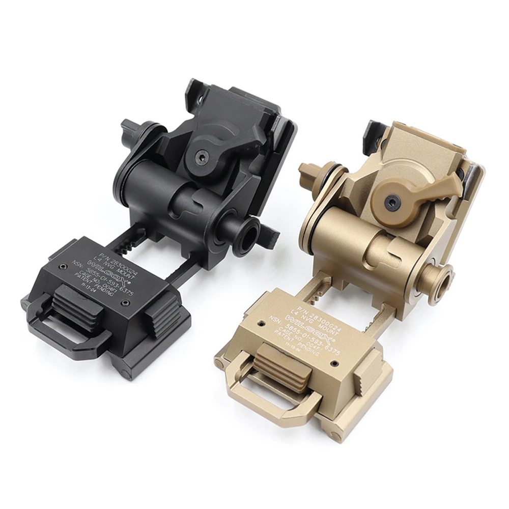 L4G24 Metal Helmet NVG Mount For PVS15 PVS18 NVG18 Night Vision OPS Fast Helmet Parts NVG Mounting Breakaway Base Adapters