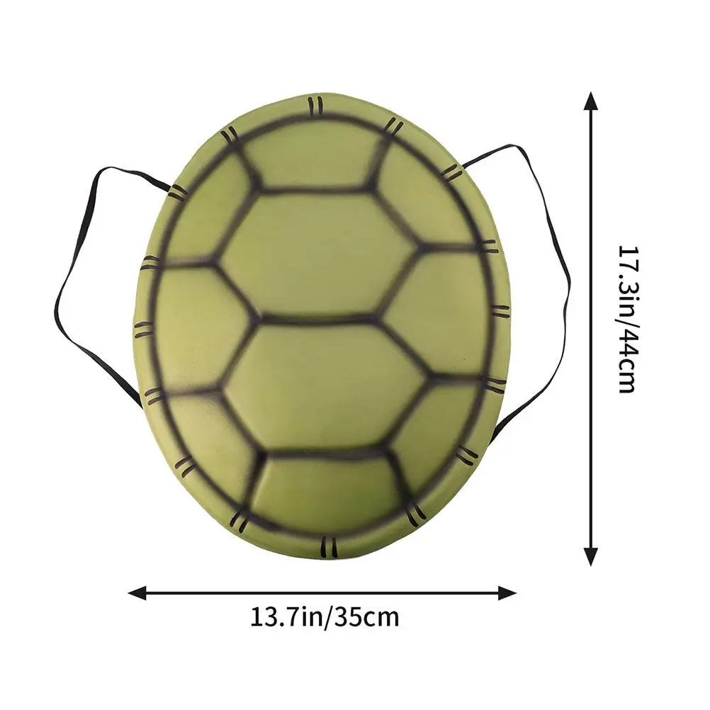 4Pcs Halloween Party Turtle Shell Prop Children Cosplay Turtle Shell Stage Performance Costume Simulation Tortoise Shells Crafts