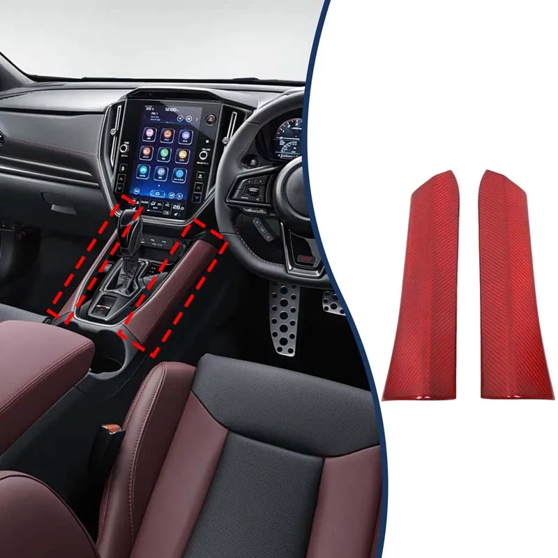 Gear Shift Side Panel Decor Stickers Center Control Frame Trim Sticker Car Accessory For Subaru WRX Levorg VB VN 2022-2026 AT