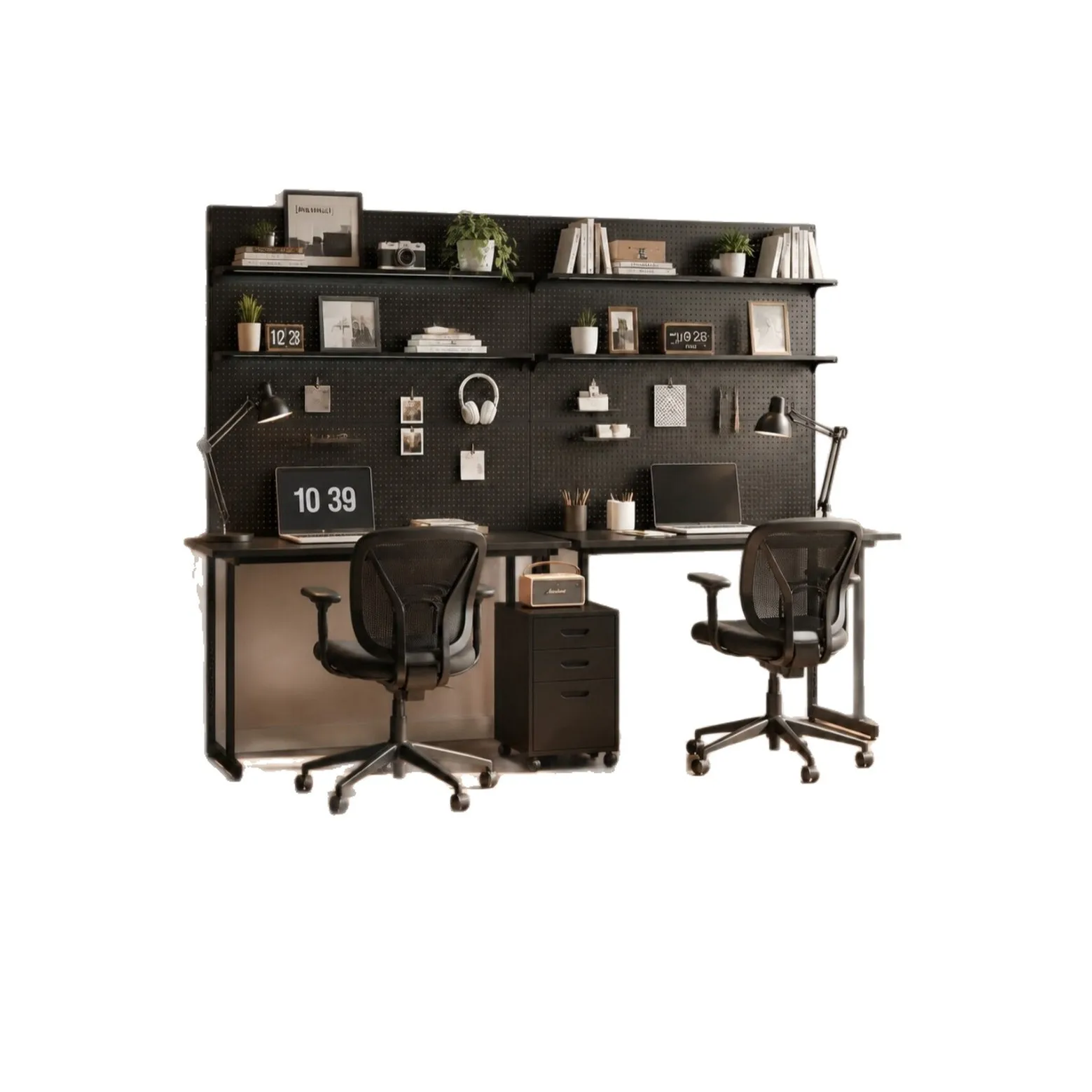 Vertical hole board shelf Floor-to-ceiling desk storage rack Shelf Household display shelf Bookshelf No punching storage rack
