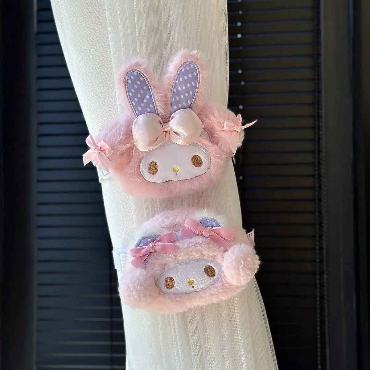 

Kawaii Sanrio Curtain Buckle My Melody Cute Cartoon Curtain Strap Student Dormitory Bedroom Curtain Decoration Girl's Gifts Toys