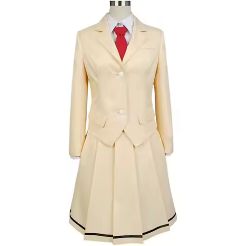 Cosplay Anime Watamote Kuroki Tomoko Costume School Uniform Suit Outfit Wig