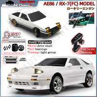 1:18 AE86 Model LD1801 RX-7 FC LD1802 RC Drift Car 1/18 2.4G Remote Control on Road ESP Gyroscope LED Mini RC Racing Car Toys