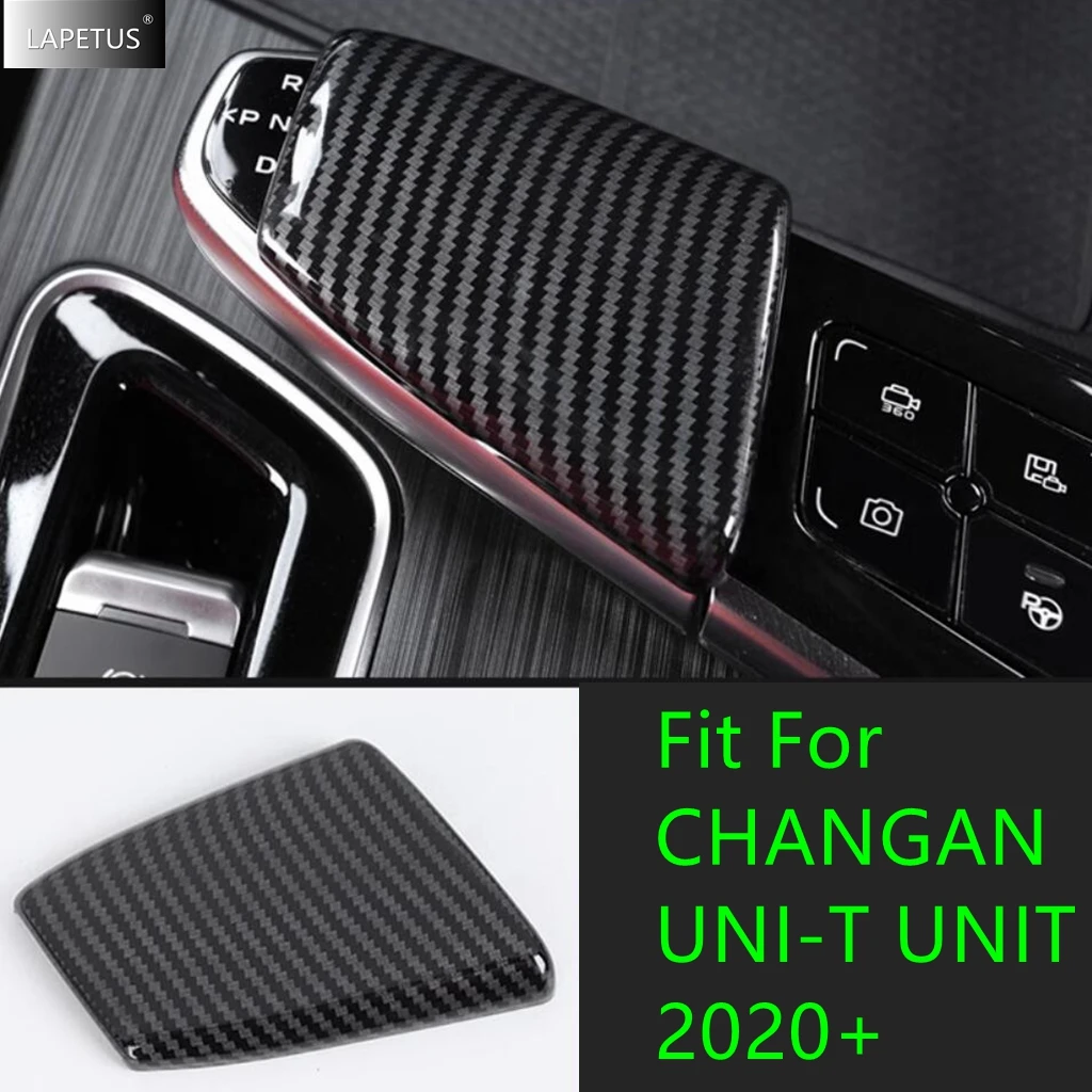 ABS Auto Transmission Gear Shift Knob Head Handle Stickers Cover Trim Accessories Interior For CHANGAN UNI-T UNIT 2020 - 2023