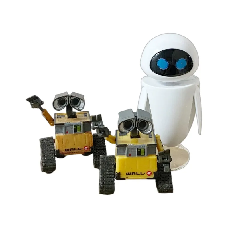 20cm walle anime figura wall.e eva robô figura de ação transformando parede e estátua eva wall.e robô decoração de mesa modelos brinquedo presente