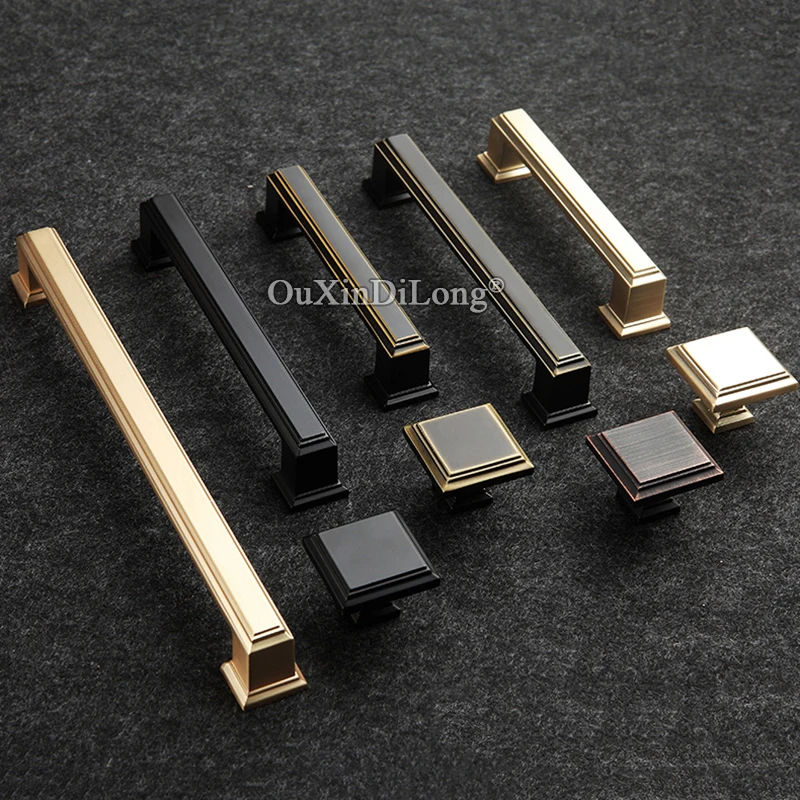 New Arrival 10PCS Solid Zinc Alloy Furniture Pulls Handles Drawer Pulls Cupboard Wardrobe Closet Dresser TV Cabinet Pulls Knobs