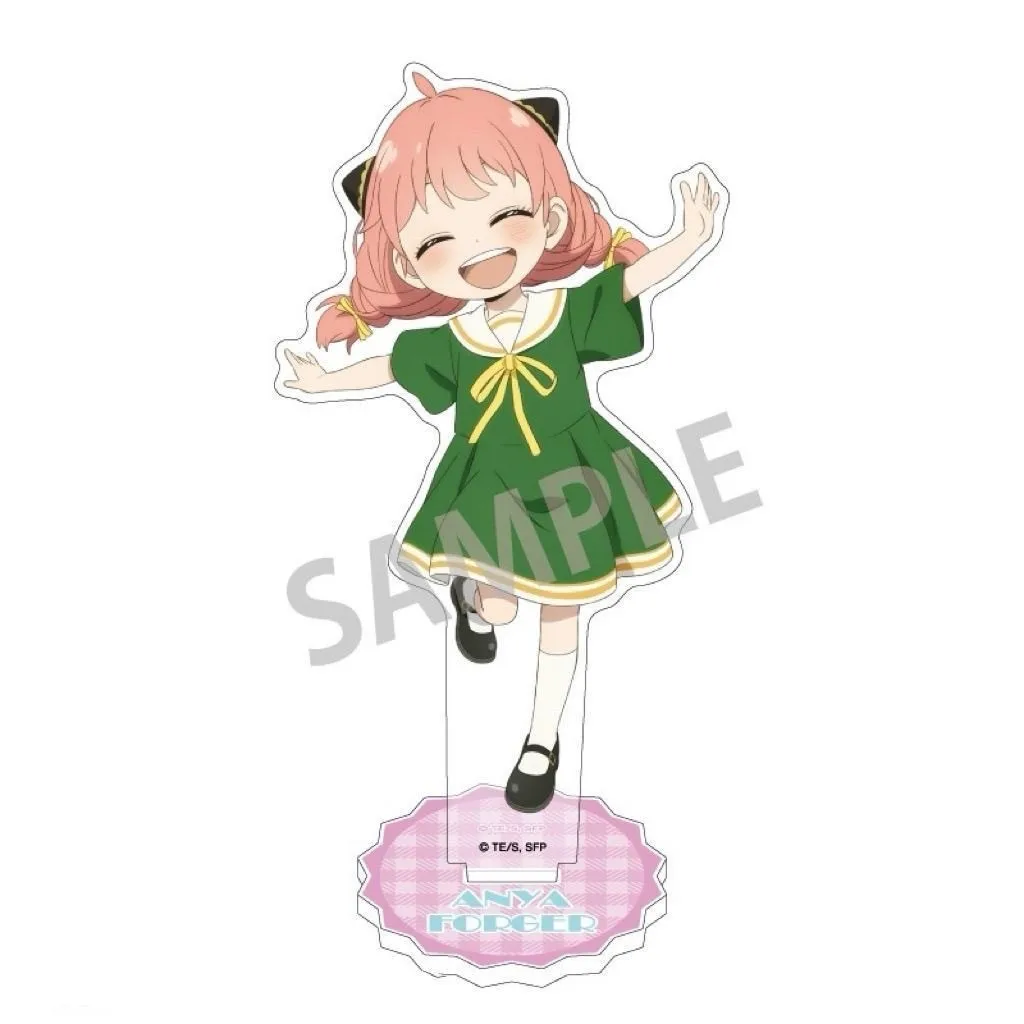 10 センチメートル/3.94 インチスパイファミリーアニアファッションショーアクリルスタンドアニメ周辺機器高品質デスクトップディスプレイ装飾品ファンギフト女の子のおもちゃ