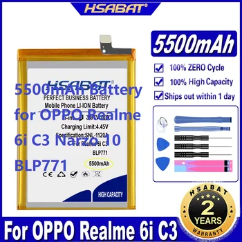 Baterie 5500mAh pro OPPO Realme 6i C3 Narzo 10 BLP771 12 nejlepší prodej Baterie pro Realme C3 - №12