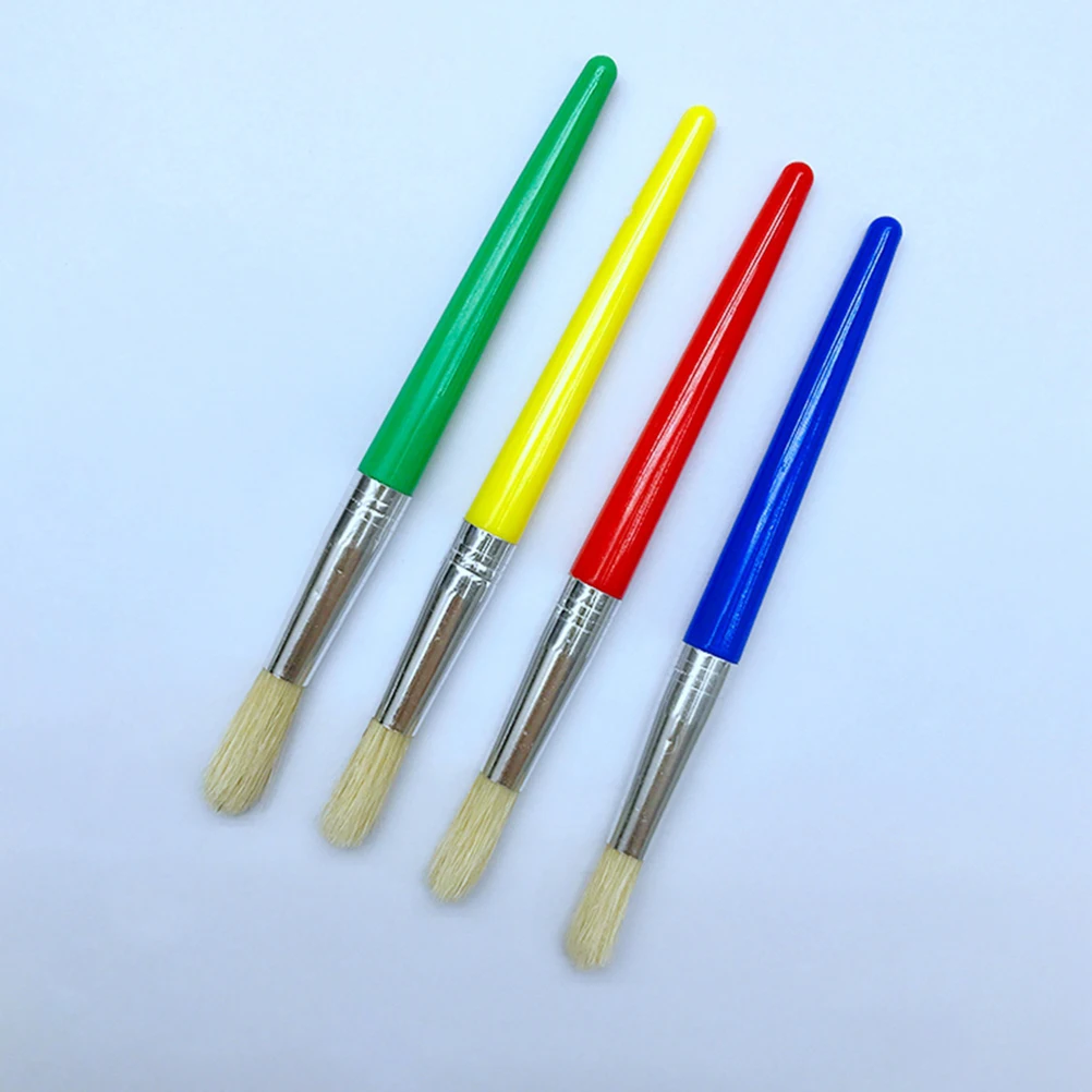 مجموعة حامل فرشاة مقاومة للانسكاب مكونة من 16 قطعة مع أغطية ملونة وأكواب شفافة للأطفال والطلاب وإكسسوارات الرسم #1