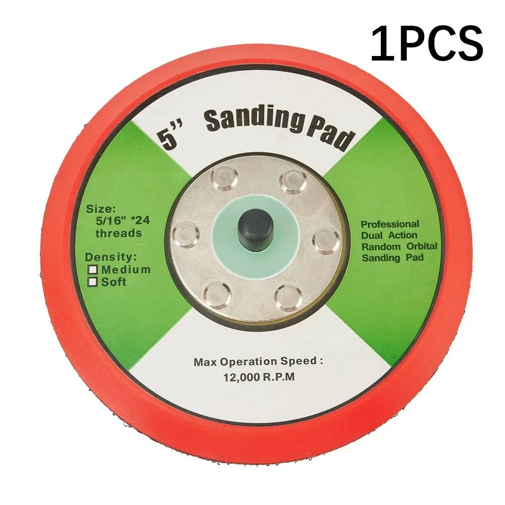 High Performance 5 Inch DA Polish Polishing Plate Hook And Loop Backing Pad For Das6/guild Perfect For Professional Polishing